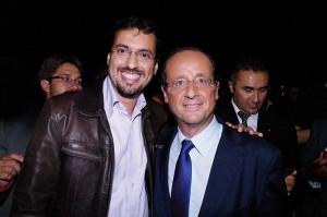 Zacharia Ben Amar et François Hollande